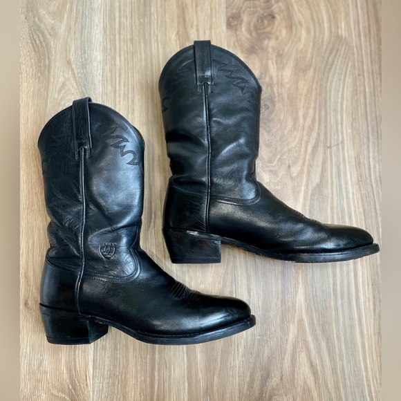 Ariat Black Sierra work boots with neoprene oil resistant soles Size 9.5 - Picture 3 of 7